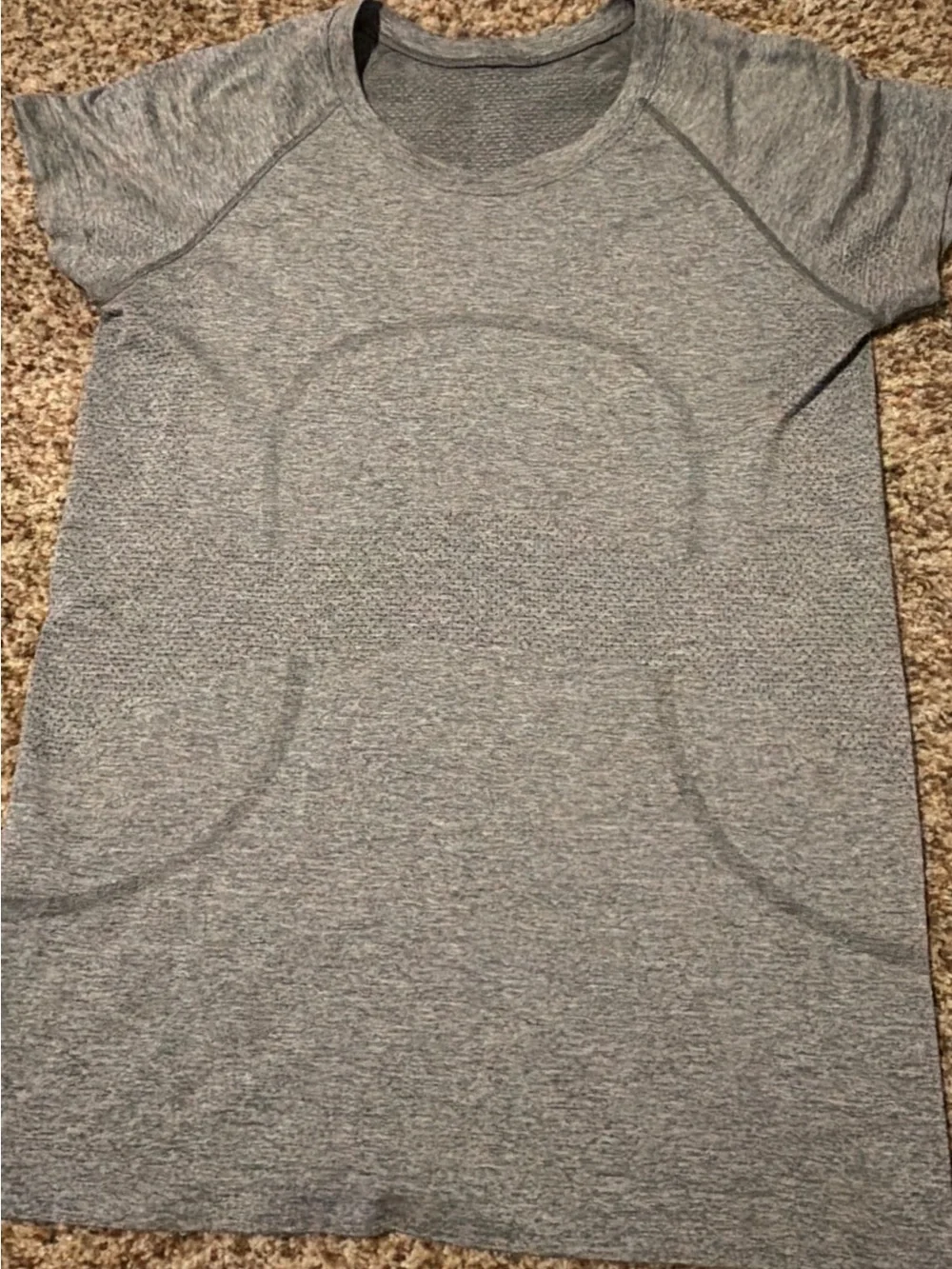Lululemon athletica Heather Gray Short Sleeve Swiftly Tech